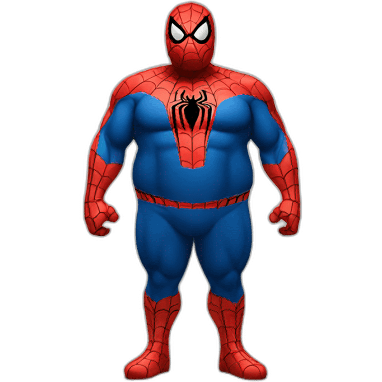 Fat spiderman emoji