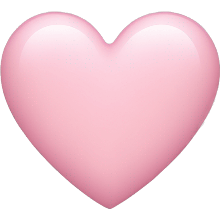 Light pink heart emoji