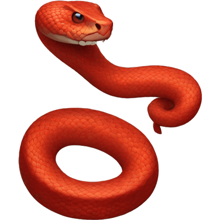 Red snake emoji