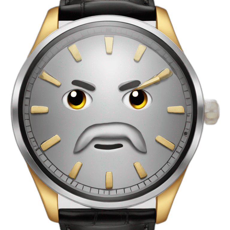 a million dollar watch emoji