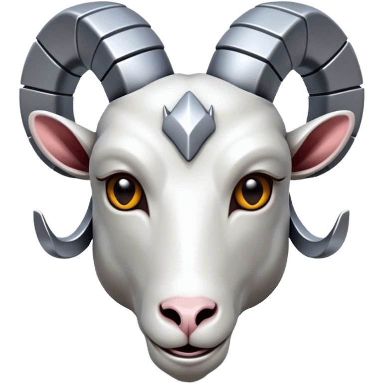 Cybernetic Ram(Goat) head  emoji