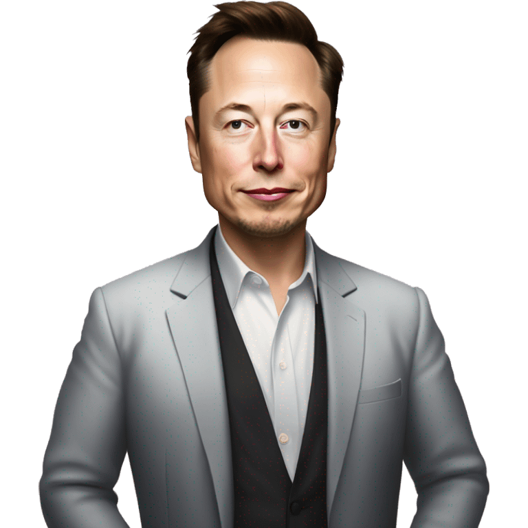 elon musk in a night dress emoji