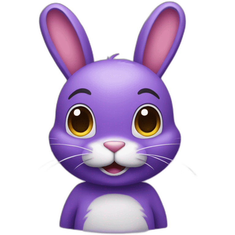 Purple bunny that likes to prank people emoji