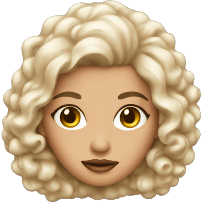 Glamour girl  emoji