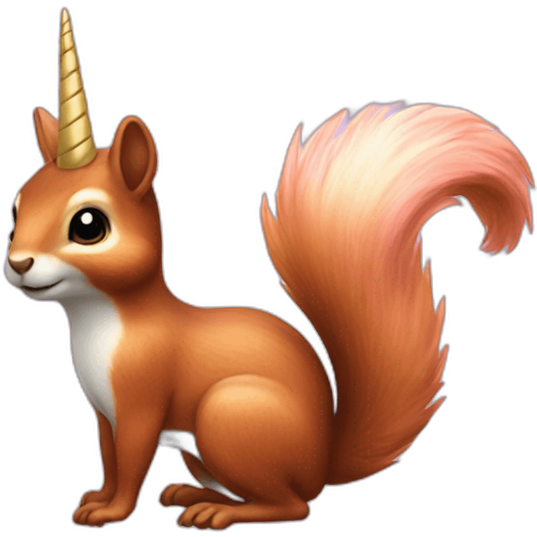 squirrel unicorn emoji