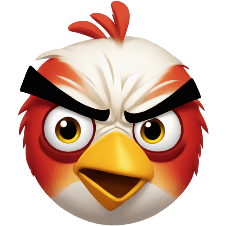 Angry bird emoji