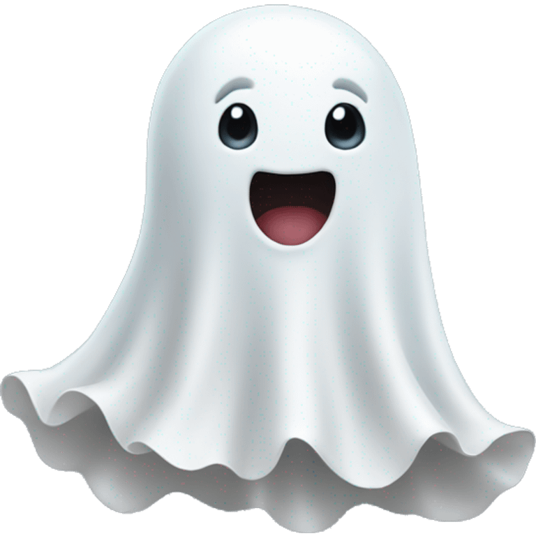 Little cute ghost emoji