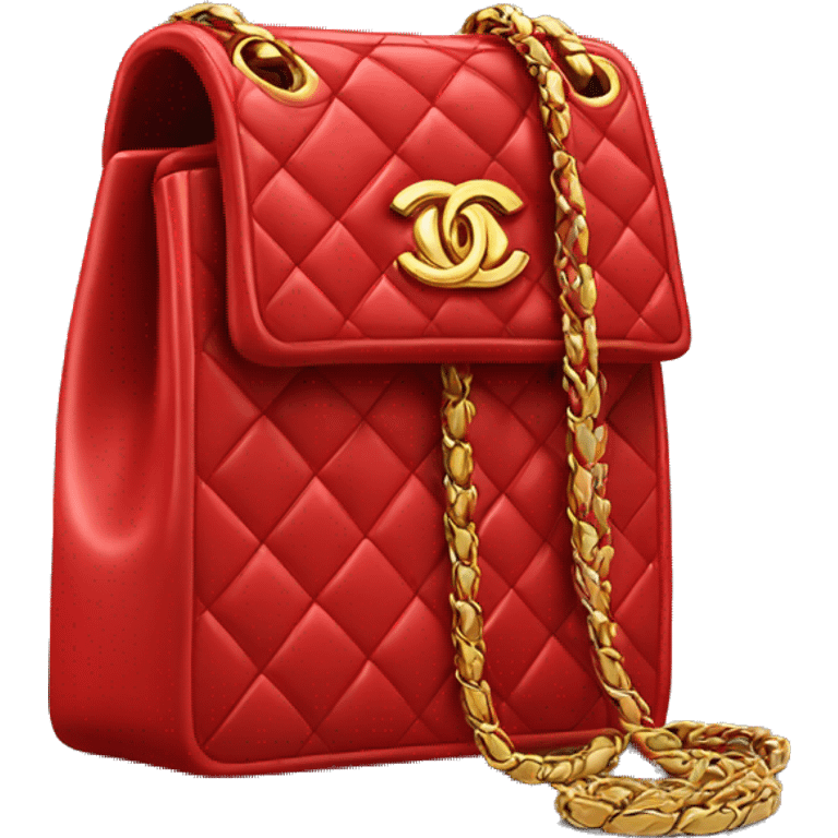 Chanel bag Red emoji