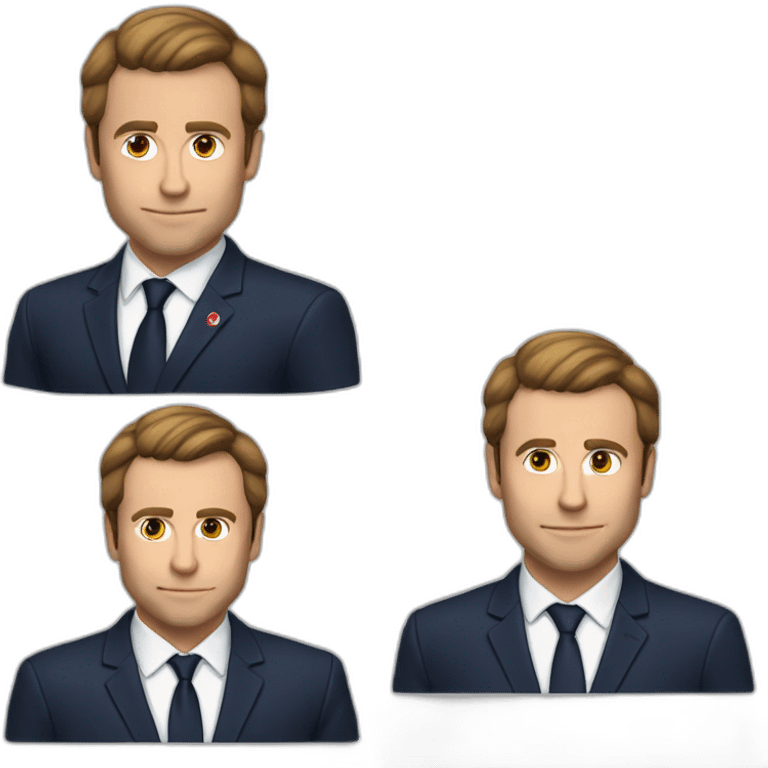 Macron kawai emoji