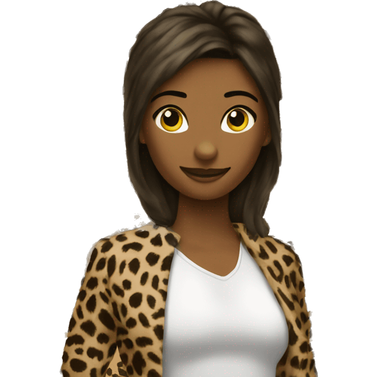 Leopard print emoji