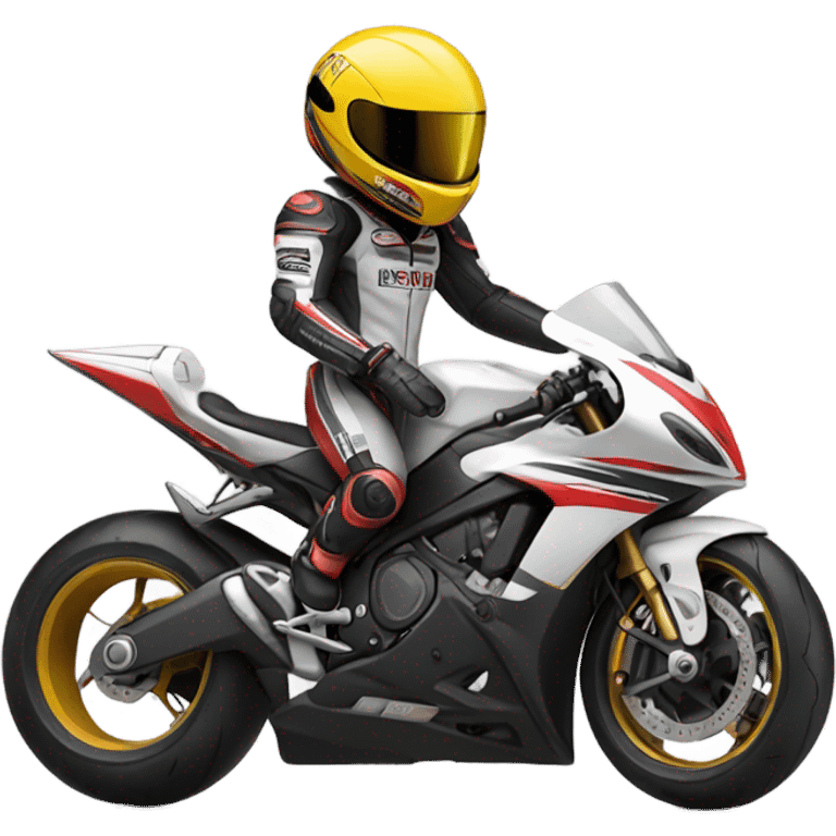 motorcycle racer emoji