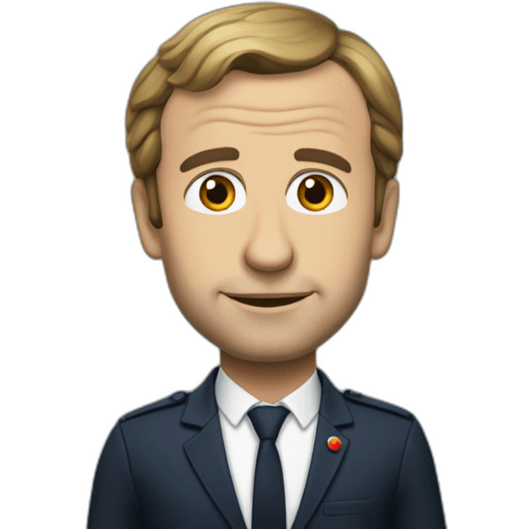 Macron qui rigole emoji