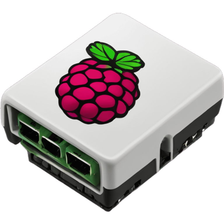 Raspberry Pi 5 Micro Computer emoji