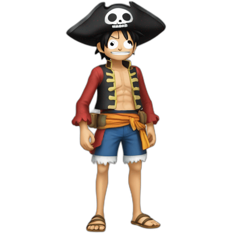 Luffy le pirate emoji