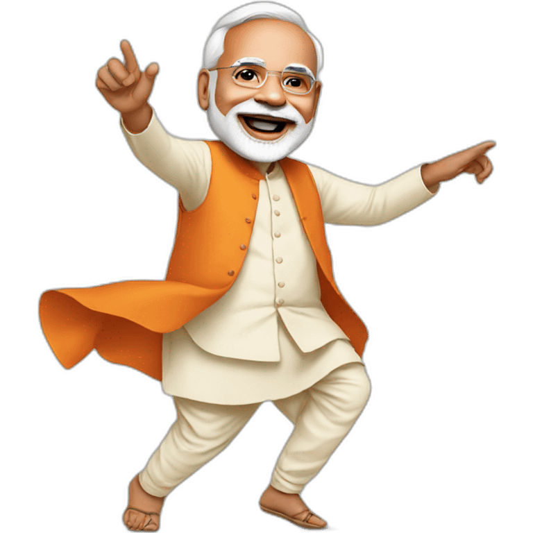 Modi dancing emoji