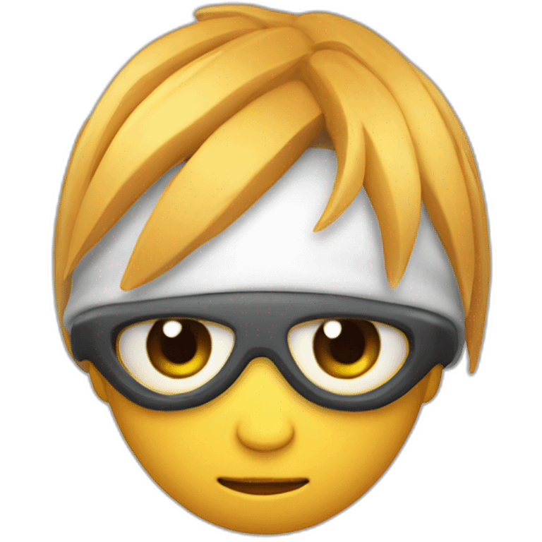 3d sphere with a cartoon Strider skin texture with big feminine eyes emoji