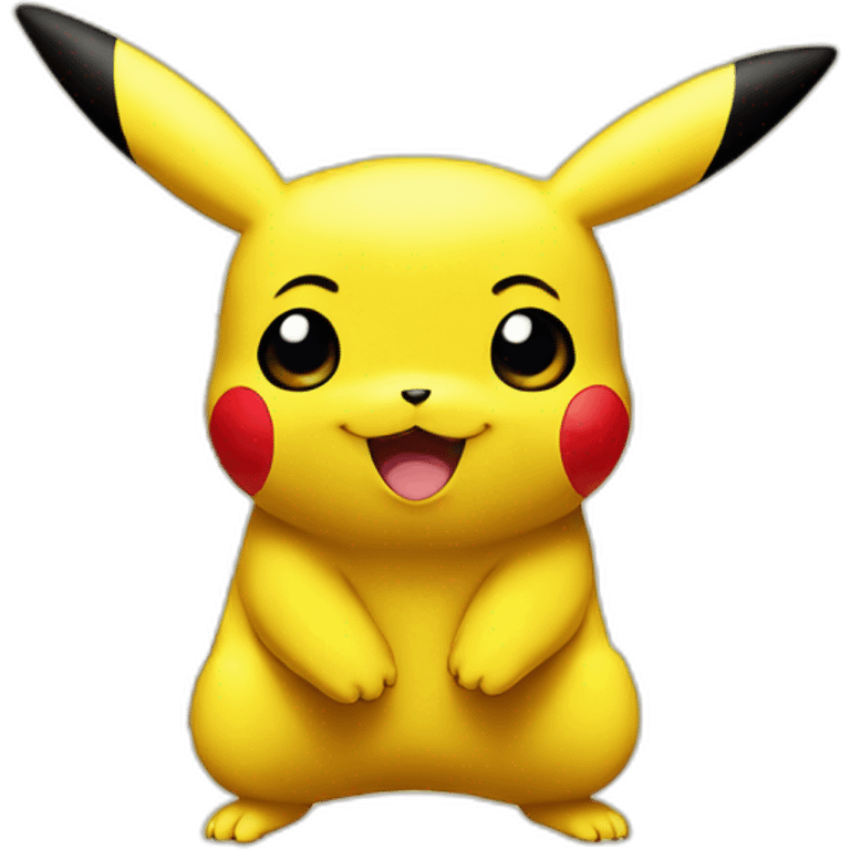 Pikachu sur un arbre emoji