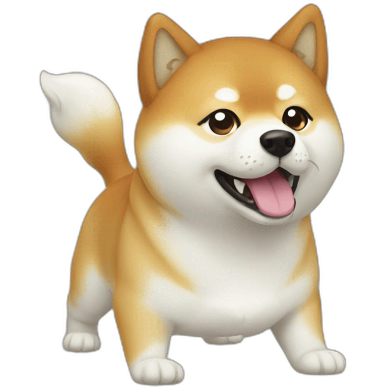 Shiba ghost emoji