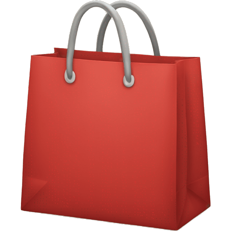 a red shopping bag emoji