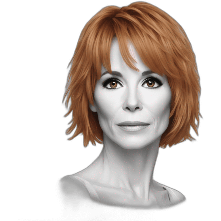 Mylène Farmer is an angele emoji