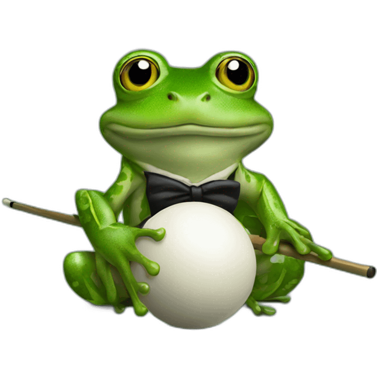 frog-snooker emoji