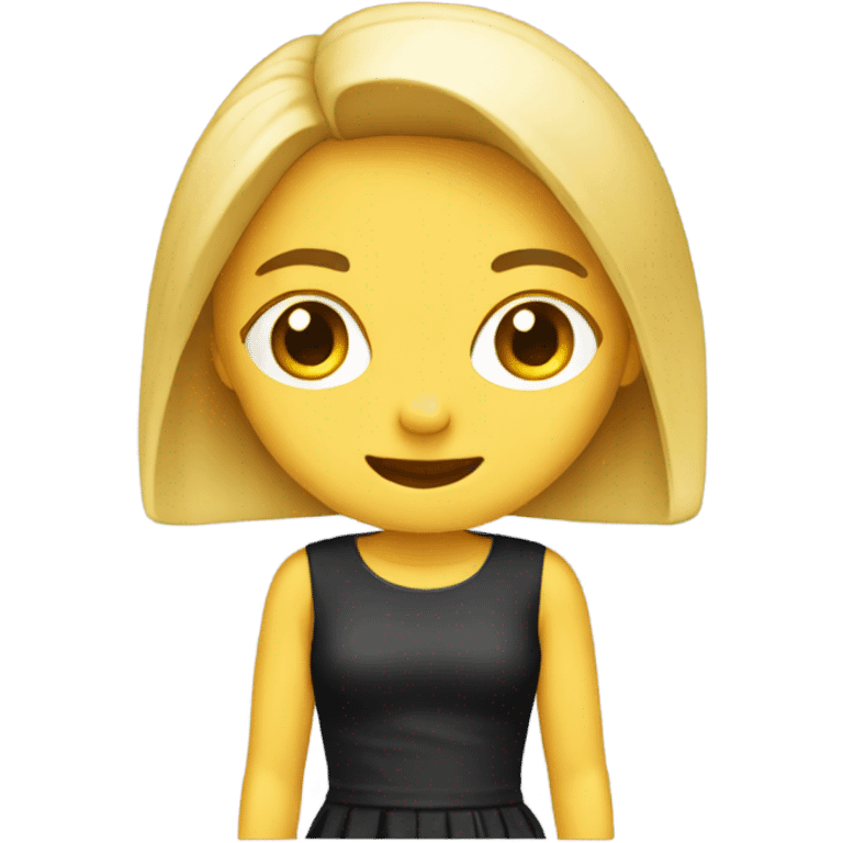  black mini skirt emoji