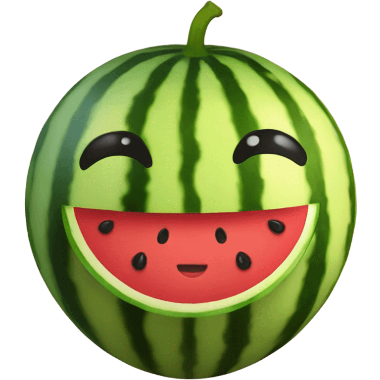 cute water melon emoji emoji