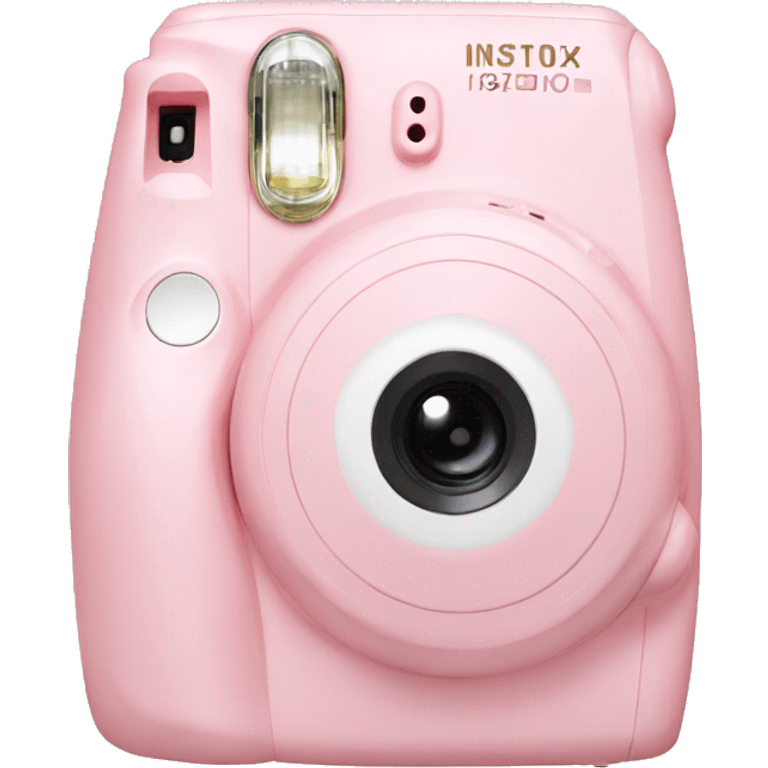 Light pink instax in bow emoji