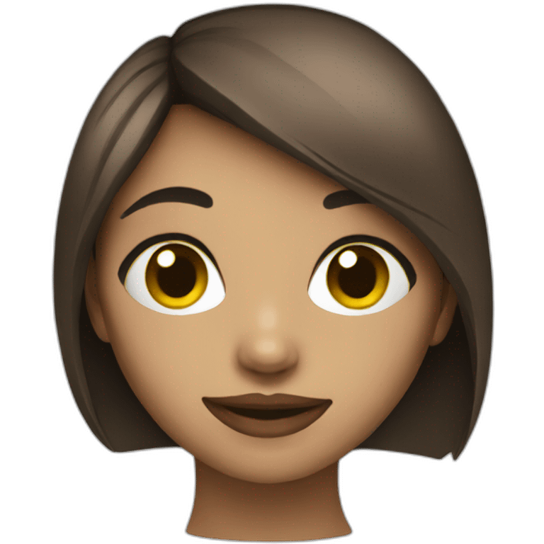 Girl mask emoji