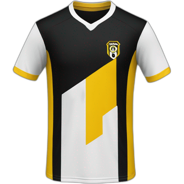 Stalone camiseta Peñarol a rayas verticales amarillas y negras emoji