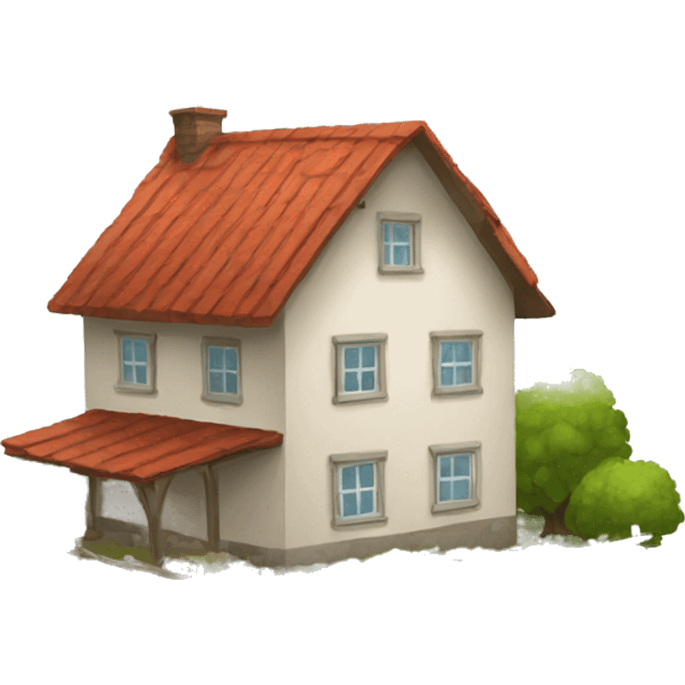 Rural housing emoji