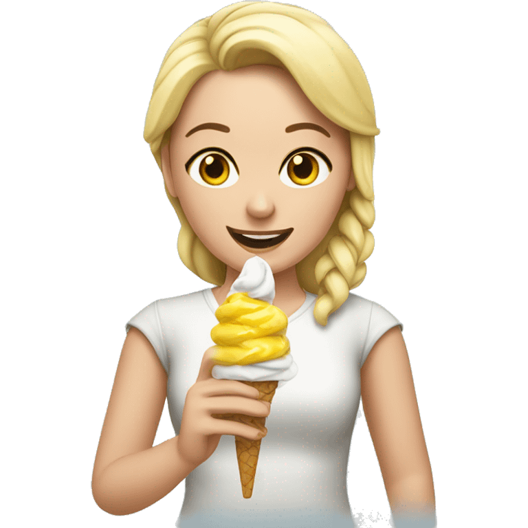 2 Freundinnen essen ein eis emoji