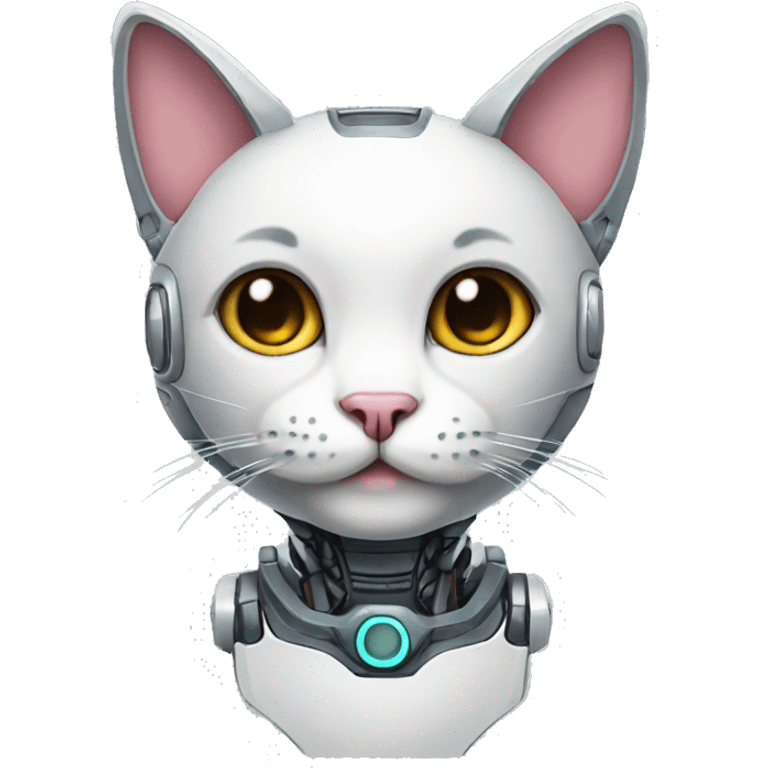 Robot cat emoji