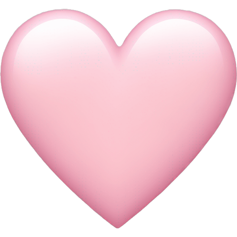 Light pink heart  emoji