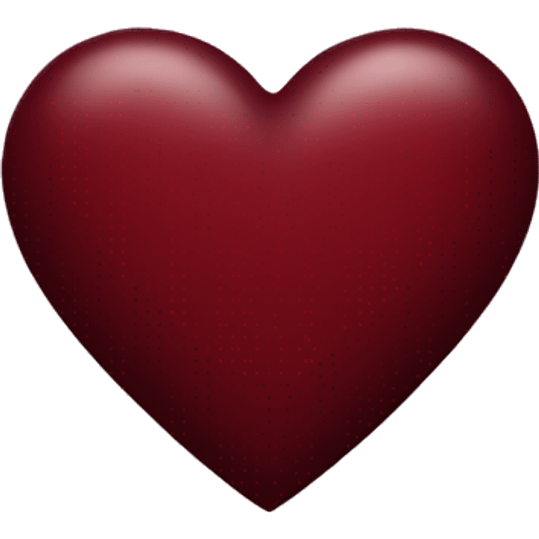 Dark red heart  emoji