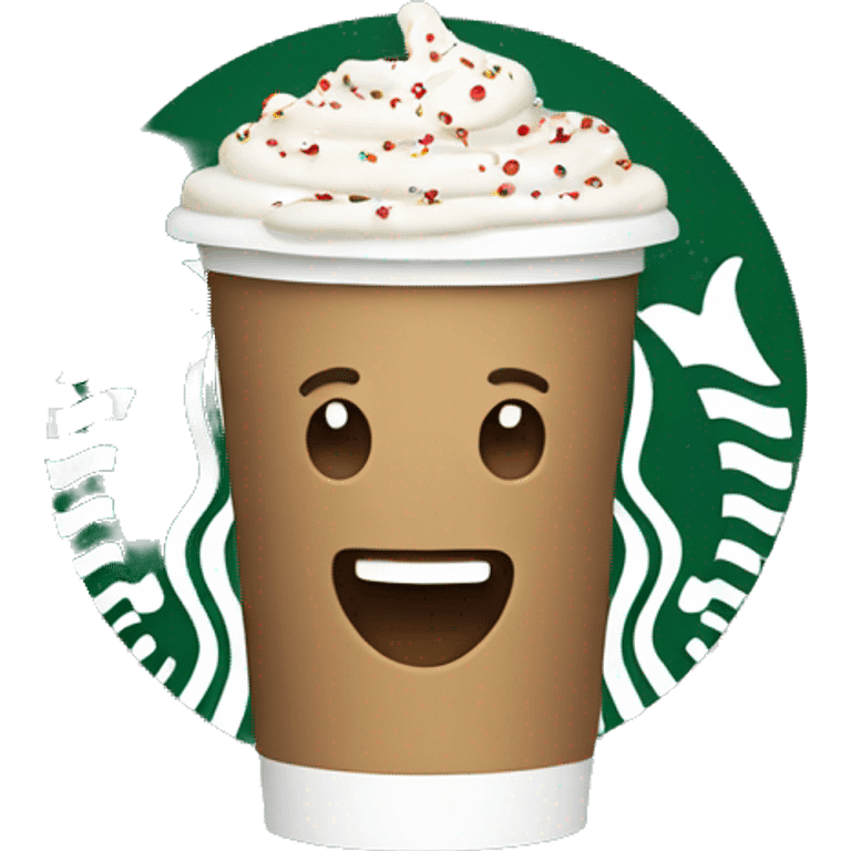 christmas starbucks cup emoji