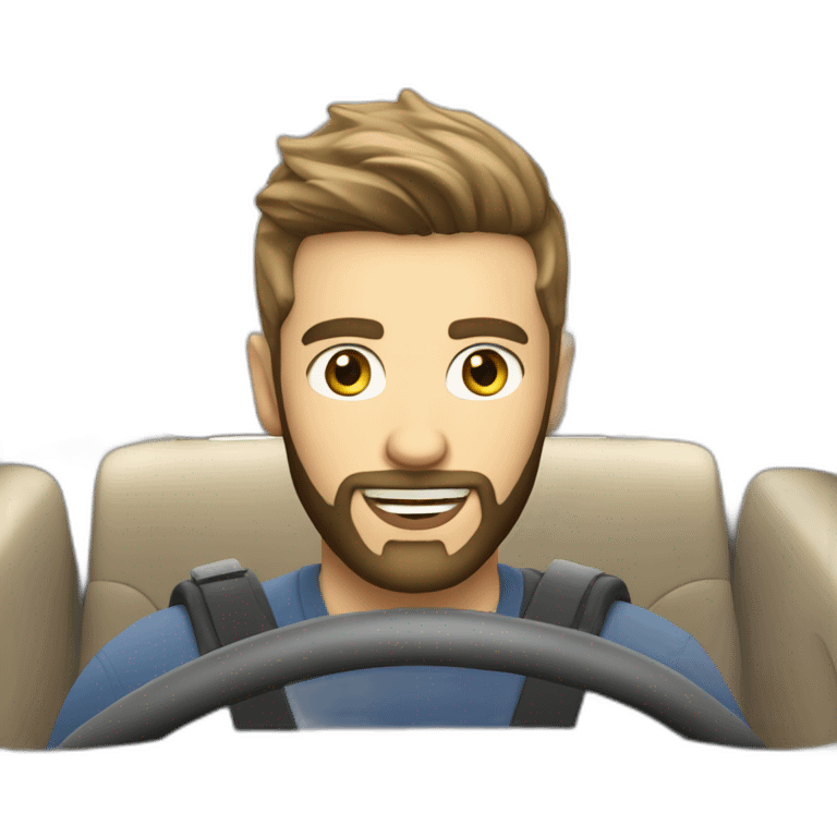 cool_bearded_guy_in_car_with light colored skin emoji