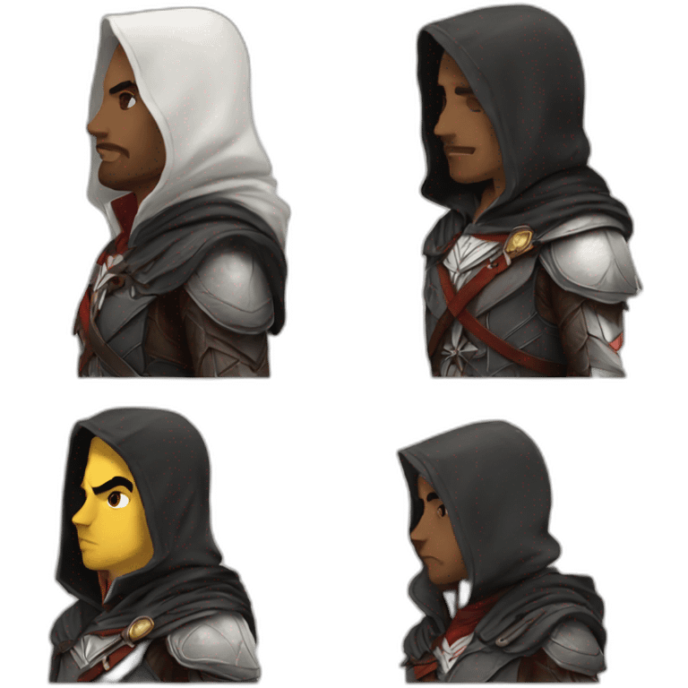 Kiss love assassin creed emoji