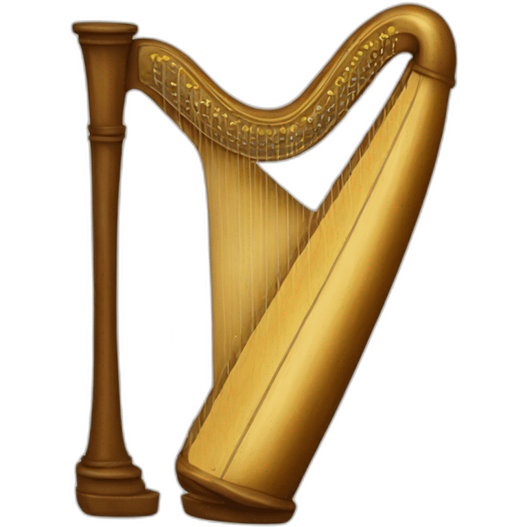 a wite harp emoji