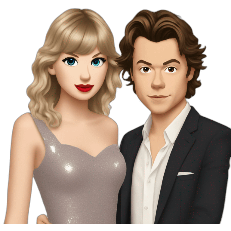 Taylor Swift and Harry Styles  emoji