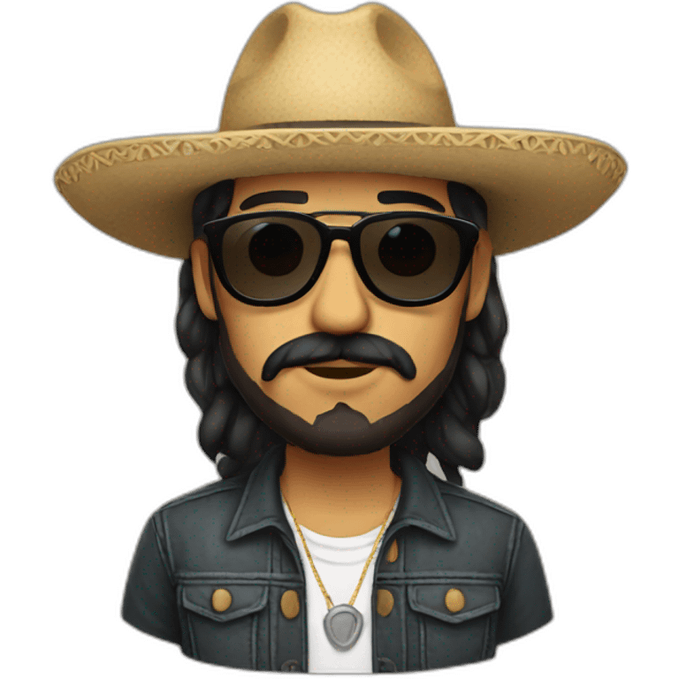 hipster mexican emoji