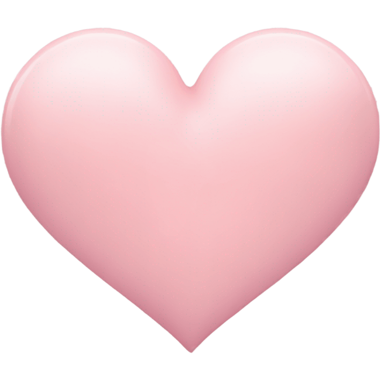 pastel pink heart emoji