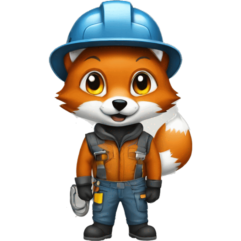 welder fox  emoji