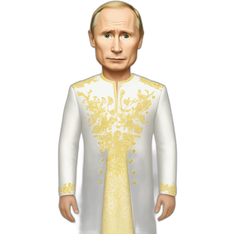 Putin gown emoji