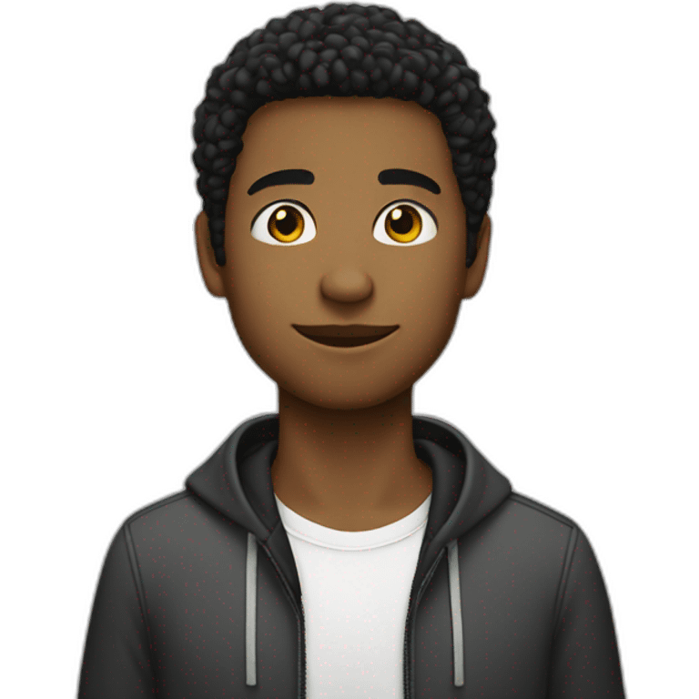 bold young men emoji