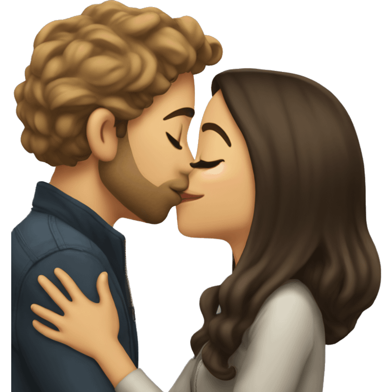 Julian kissing luiza  emoji