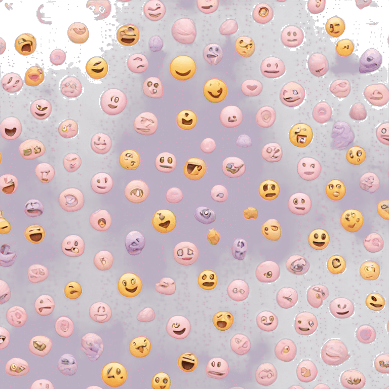 Pastel color aesthetic emojis emoji