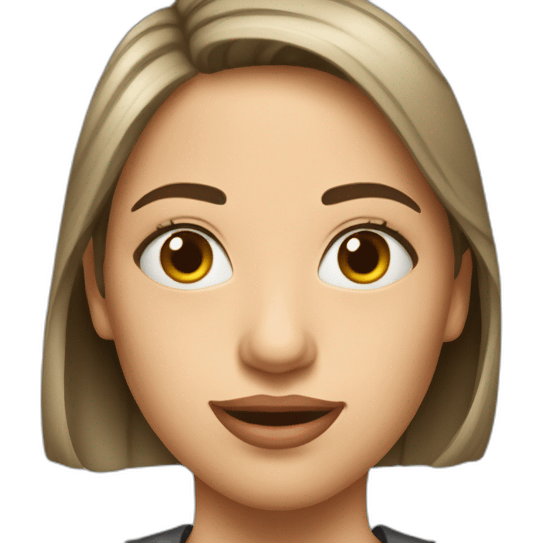 Femme voilée qui souris emoji