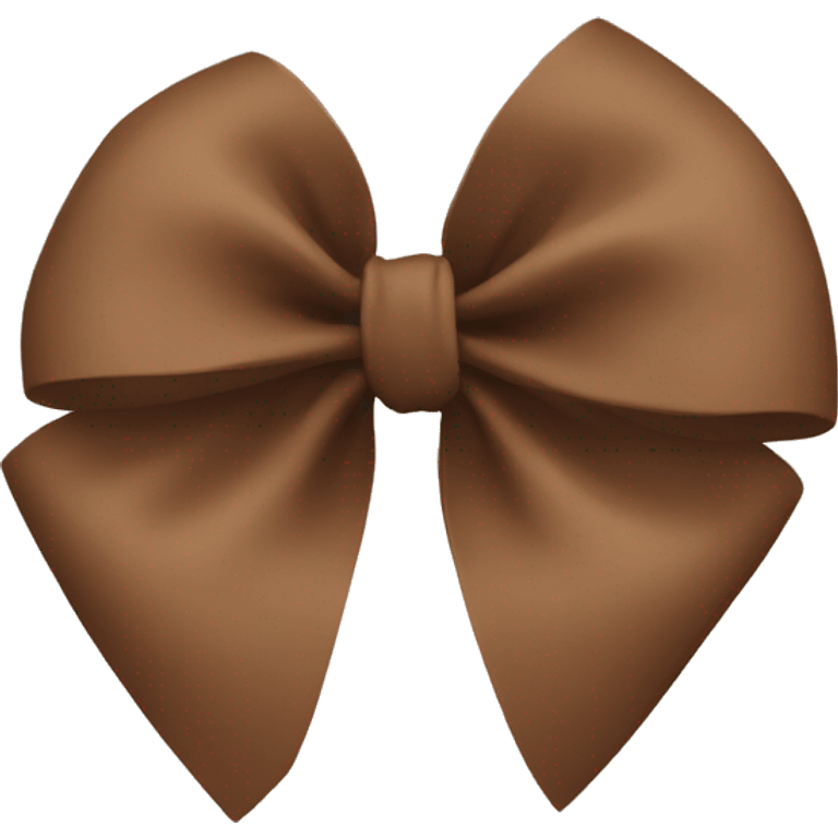 Brown bow emoji