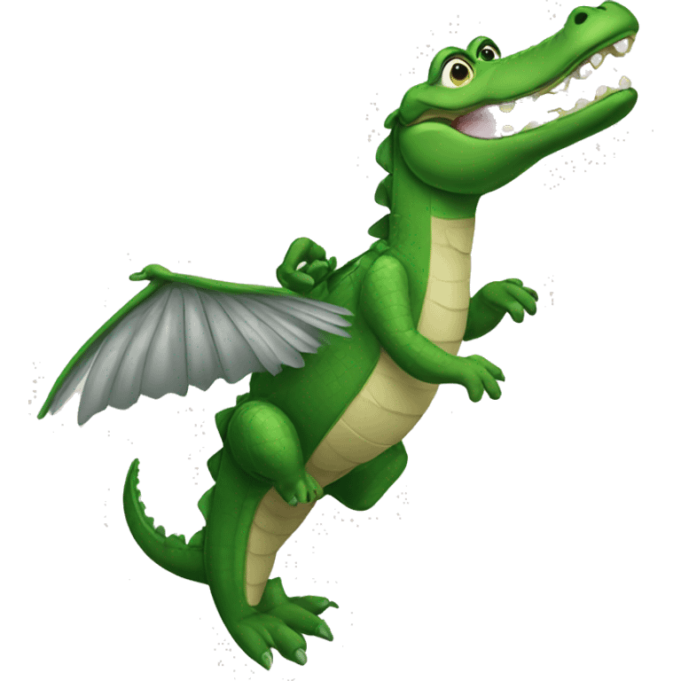 Alligator with wings emoji